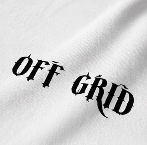 Off-Grid t-shirts (white)