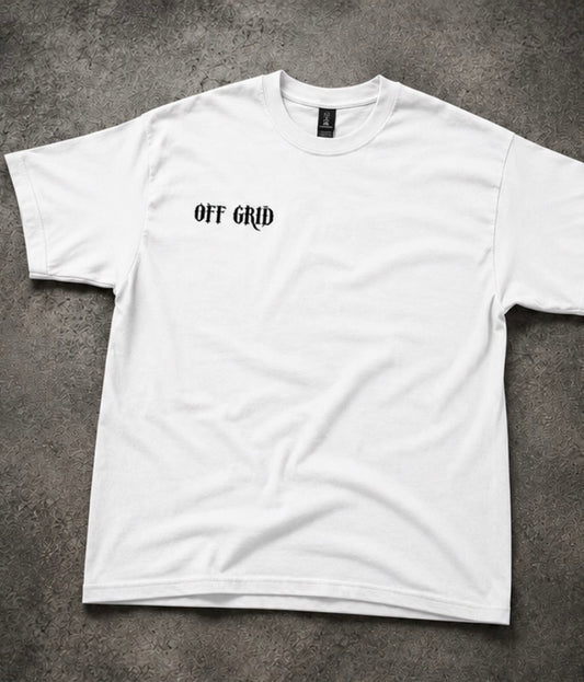 Off-Grid t-shirts (white)