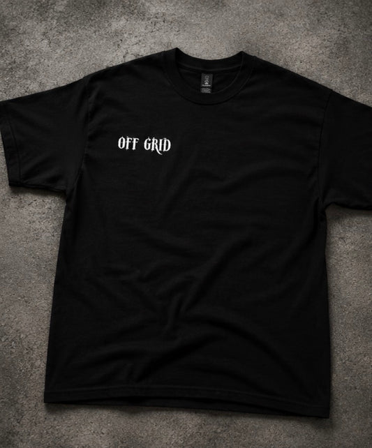 Off-Grid t-shirts (black)