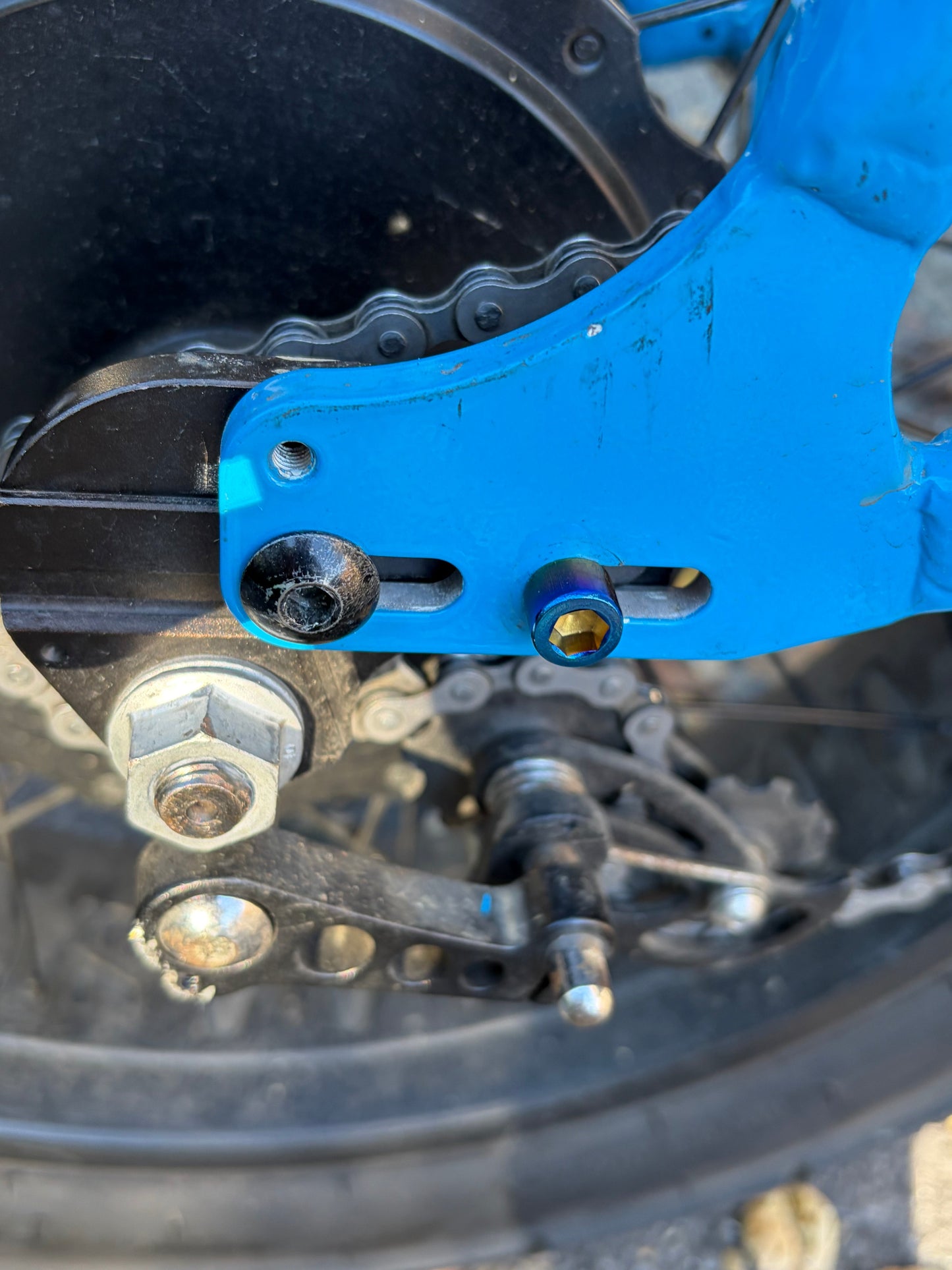 Super73 titanium dropout Bolts